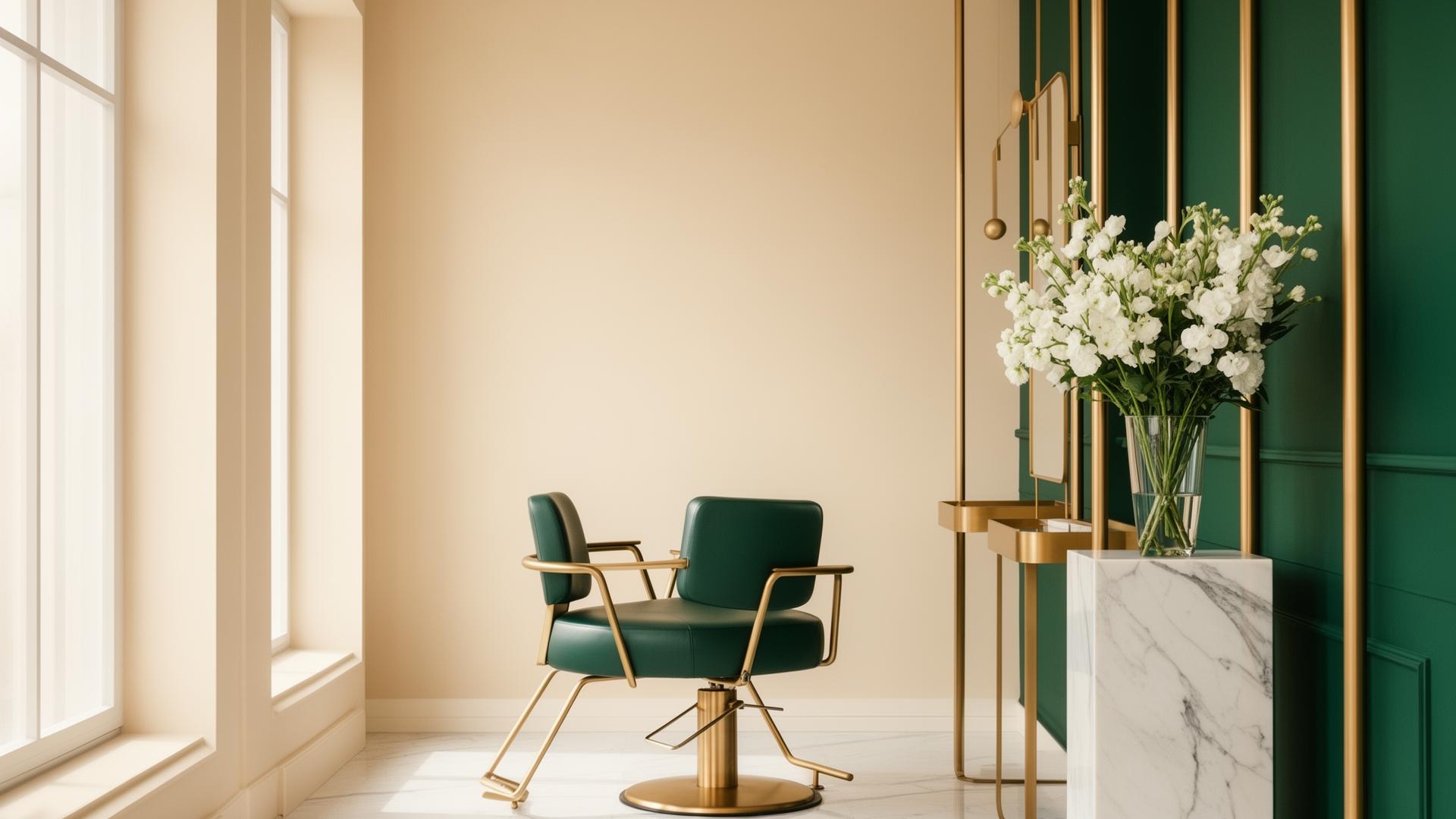 Modern luxury salon interior